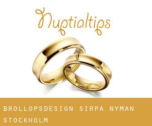 Bröllopsdesign Sirpa Nyman (Stockholm)