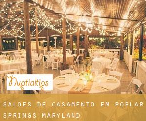 Salões de casamento em Poplar Springs (Maryland)