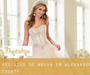 Vestidos de noiva em Alexander County