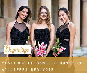 Vestidos de dama de honra em Aillières-Beauvoir