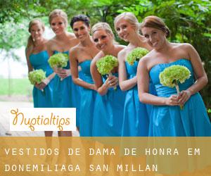 Vestidos de dama de honra em Donemiliaga / San Millán