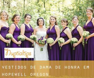 Vestidos de dama de honra em Hopewell (Oregon)