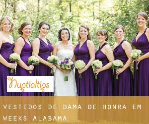 Vestidos de dama de honra em Weeks (Alabama)