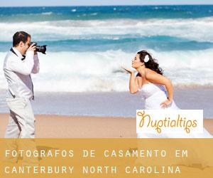 Fotógrafos de casamento em Canterbury (North Carolina)