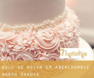Bolo de noiva em Abercrombie (North Dakota)