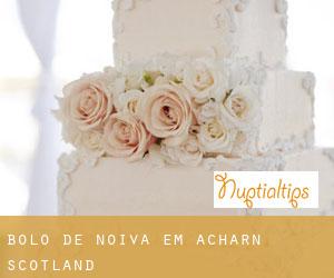 Bolo de noiva em Acharn (Scotland)