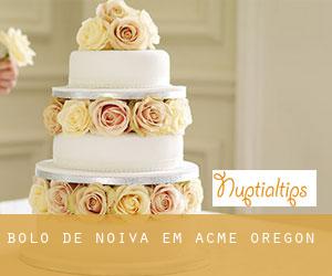 Bolo de noiva em Acme (Oregon)