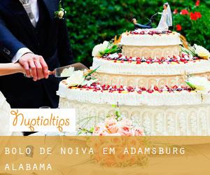 Bolo de noiva em Adamsburg (Alabama)