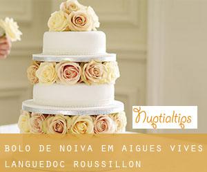 Bolo de noiva em Aigues-Vives (Languedoc-Roussillon)