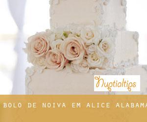 Bolo de noiva em Alice (Alabama)