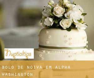Bolo de noiva em Alpha (Washington)