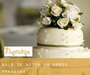 Bolo de noiva em Amboy (Arkansas)