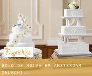 Bolo de noiva em Amsterdam-Churchill