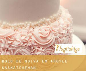 Bolo de noiva em Argyle (Saskatchewan)