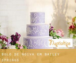 Bolo de noiva em Bailey Springs