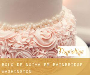 Bolo de noiva em Bainbridge (Washington)