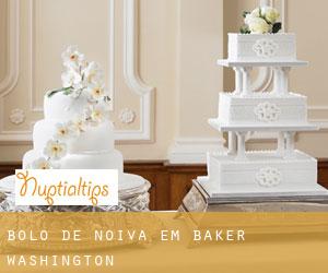 Bolo de noiva em Baker (Washington)