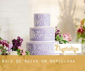 Bolo de noiva em Barcelona