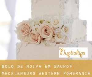 Bolo de noiva em Bauhof (Mecklenburg-Western Pomerania)