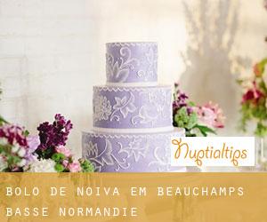 Bolo de noiva em Beauchamps (Basse-Normandie)