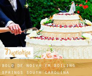Bolo de noiva em Boiling Springs (South Carolina)