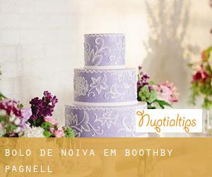 Bolo de noiva em Boothby Pagnell