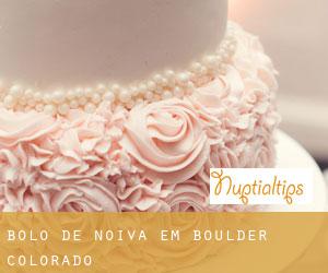 Bolo de noiva em Boulder (Colorado)