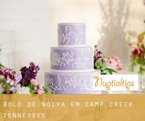 Bolo de noiva em Camp Creek (Tennessee)