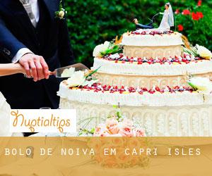 Bolo de noiva em Capri Isles