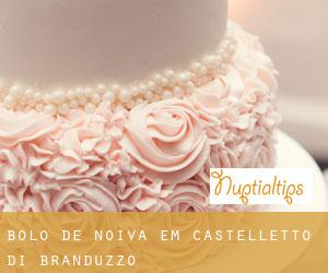 Bolo de noiva em Castelletto di Branduzzo