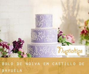 Bolo de noiva em Castillo de Bayuela