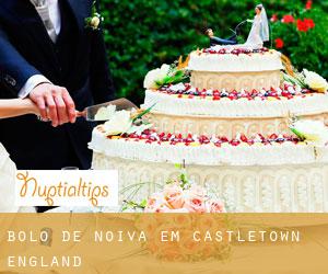 Bolo de noiva em Castletown (England)