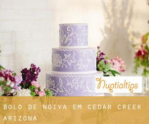 Bolo de noiva em Cedar Creek (Arizona)