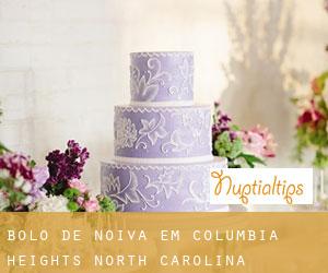 Bolo de noiva em Columbia Heights (North Carolina)