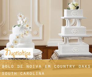 Bolo de noiva em Country Oaks (South Carolina)