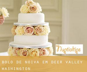 Bolo de noiva em Deer Valley (Washington)