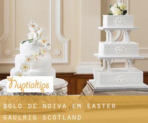 Bolo de noiva em Easter Gaulrig (Scotland)