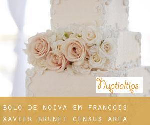 Bolo de noiva em François-Xavier-Brunet (census area)