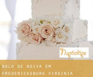 Bolo de noiva em Fredericksburg (Virginia)