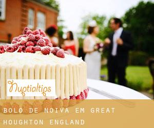 Bolo de noiva em Great Houghton (England)