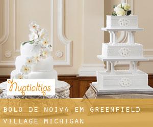 Bolo de noiva em Greenfield Village (Michigan)