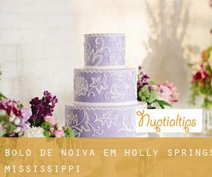 Bolo de noiva em Holly Springs (Mississippi)