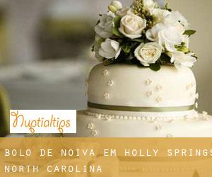 Bolo de noiva em Holly Springs (North Carolina)