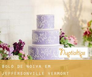 Bolo de noiva em Jeffersonville (Vermont)