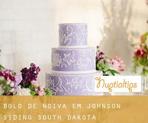 Bolo de noiva em Johnson Siding (South Dakota)