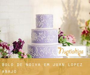 Bolo de noiva em Juan López Abajo