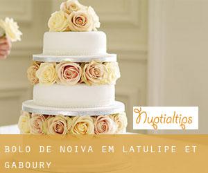 Bolo de noiva em Latulipe-et-Gaboury