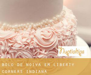 Bolo de noiva em Liberty Corners (Indiana)