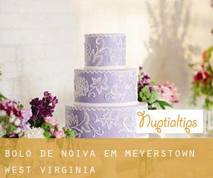 Bolo de noiva em Meyerstown (West Virginia)