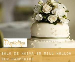 Bolo de noiva em Mill Hollow (New Hampshire)